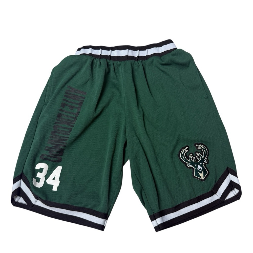 NBA Milwaukee Bucks shorts Giannis Antetokounmpo shorts